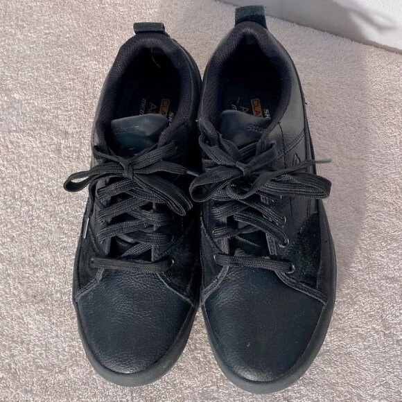 Sketchers Black Romelo Lace Up Sneakers 9 - Picture 2 of 10